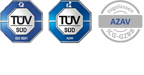 ISO9001- und AZAV-zertifiziert
